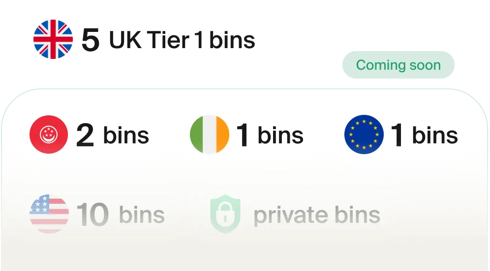 Verified BINs