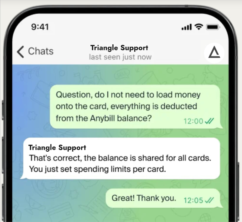 At Triangle, we know how to work with cards